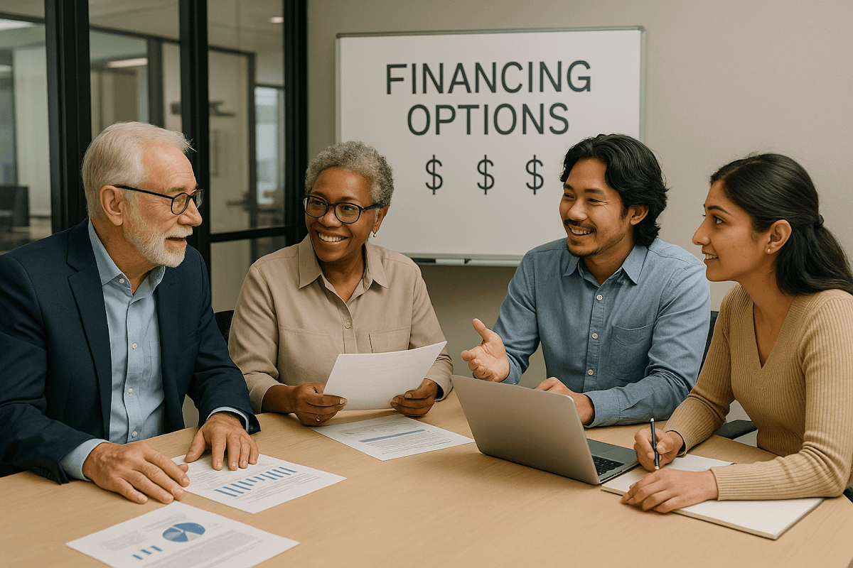Comparison of business line of credit and traditional business loan, highlighting access, use, and cost differences.