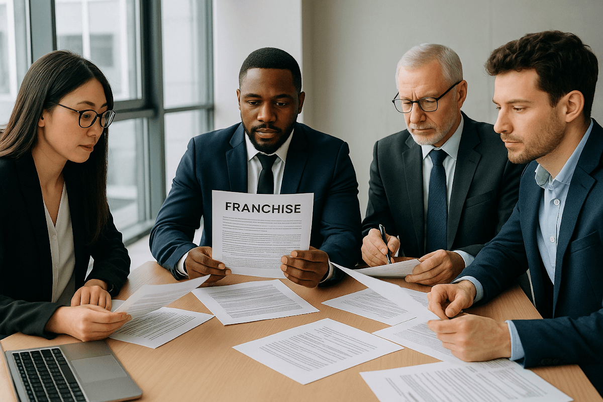 Core franchise loan requirements for investors including credit score standards, liquid capital, experience, and franchisor approval.
