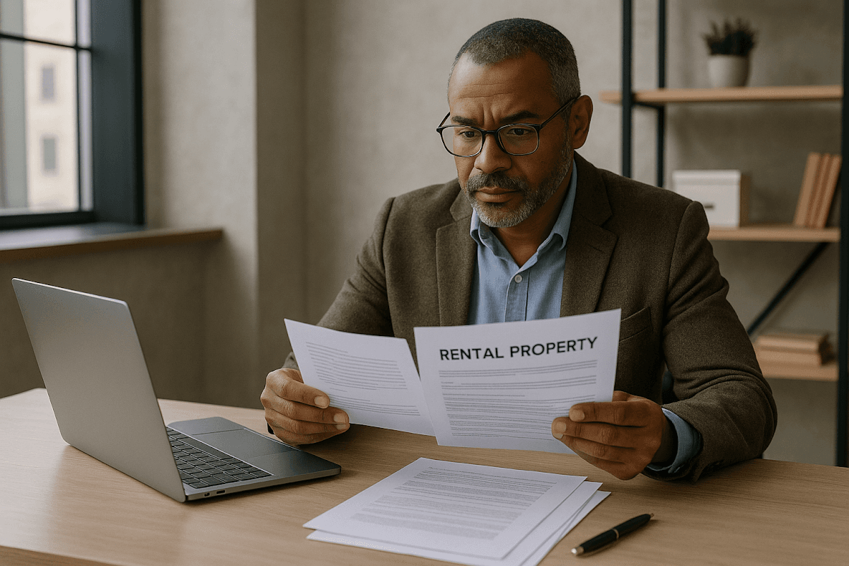 Infographic detailing DSCR loan requirements including credit score, cash reserves, down payment, property type, location, and income verification.