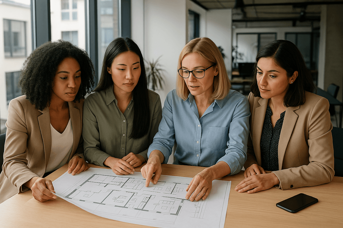 Steps to maximize funding success for women entrepreneurs in real estate, including building credit and developing expertise.