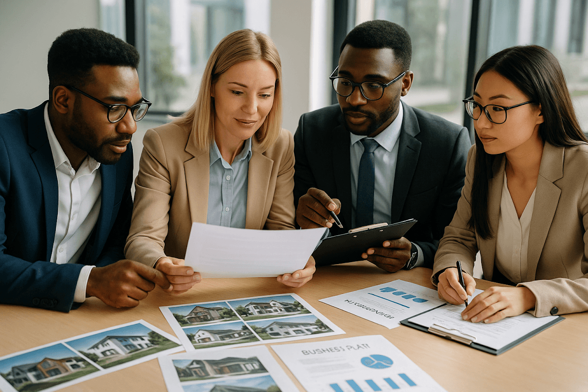 Infographic showing key microloan eligibility requirements, common mistakes, application steps, and startup uses for real estate investors.
