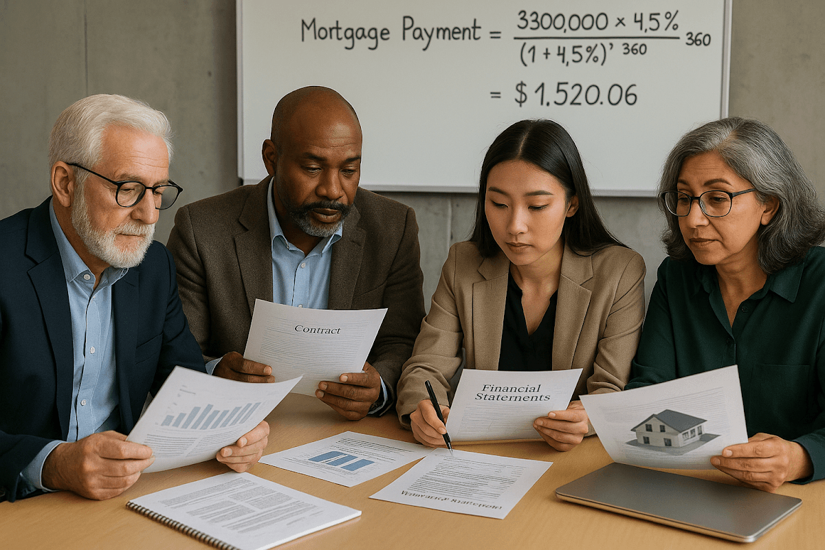 Visualizing mortgage prepayment benefits for investment properties, including equity building and cash flow potential.