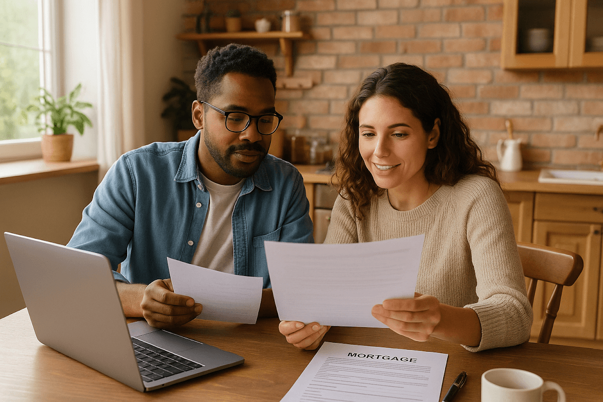 Infographic detailing strategies for securing better mortgage rates, including credit score, down payment, and lender comparison.