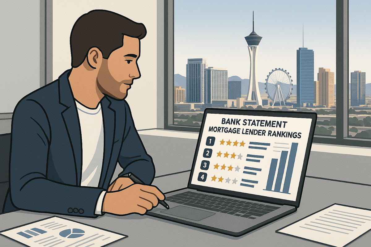 Top 10 Bank Statement Mortgage Lenders in Nevada