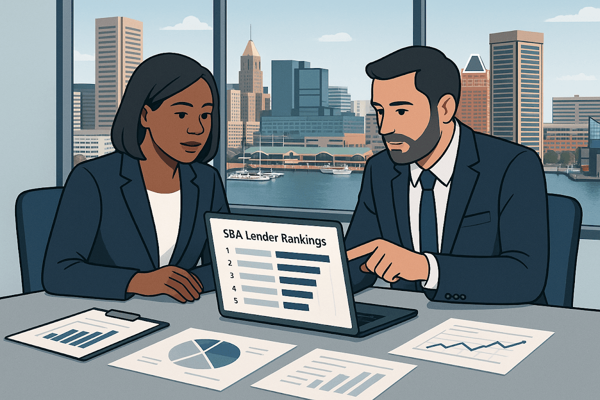 Top 10 SBA 7(a) Lenders in Maryland