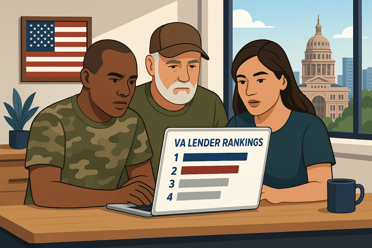 Top 10 VA Lenders in Texas